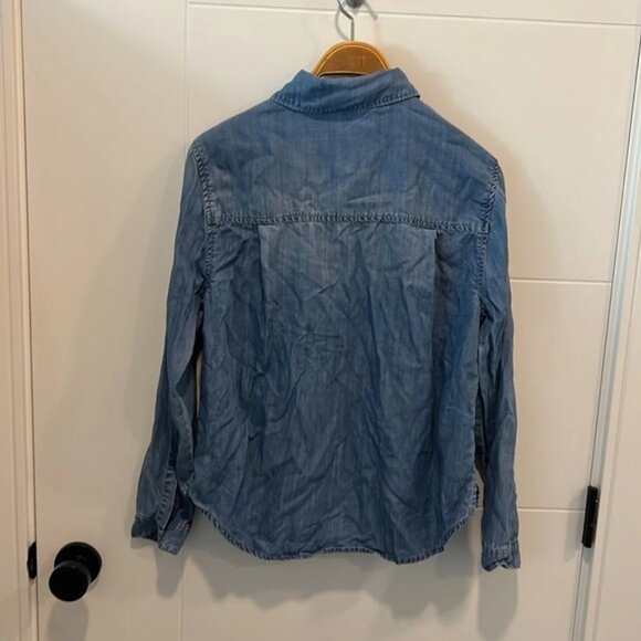 Guess vintage button up denim shirt  size XS - Picture 7 of 9